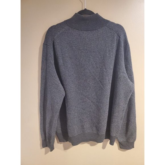 Vtg Polo by Ralph Lauren 100% Merino Wool Collared Quarter Zip Sweater, Size XXL - Picture 2 of 7